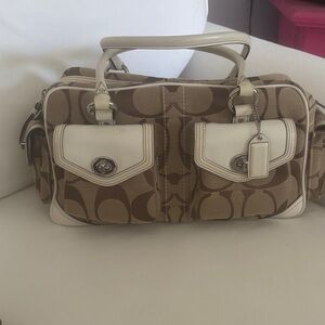 Coach vintages signature satchel